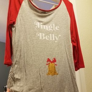 Maternity holiday top